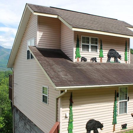 Heavenly View - Bear Themed Cabin, Hottub, Dog-Friendly, Near جاتلينبرج المظهر الخارجي الصورة